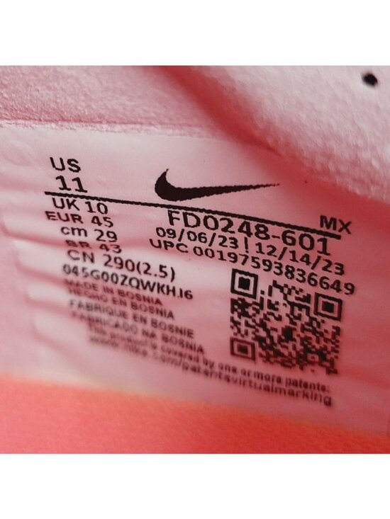 NEW Nike Zoom Mercurial Vapor 15 Elite AG Soccer Cleats FD0248-601 Size 11 Pink main image 7